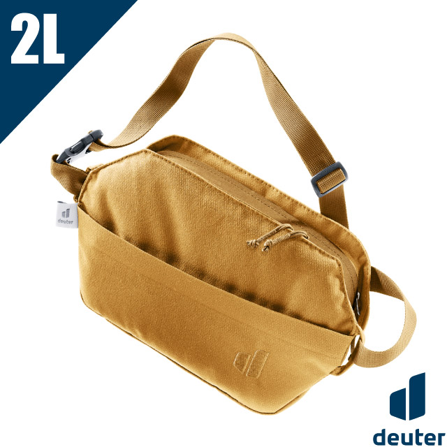 【德國 Deuter】新款 PASSWAY 輕量耐磨休閒旅遊腰包2L(100%再生PET材料)/3900023 棕黃✿30E010